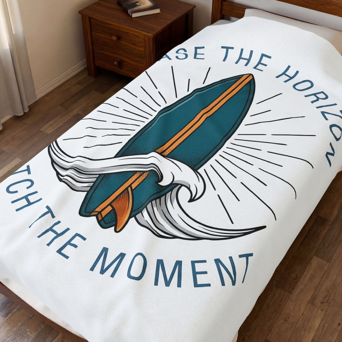 Surfboard Graphic Blanket Surfing Beach Gift Women Bold Line Art Blanket Board Graphic Blanket Surfer Fan Surf Blanket Coastal Graphic Vintage