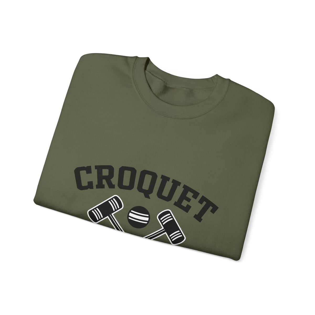 Croquet Mallets Croquet Game Gift Bold Mallet Croquet Fan Bold Sport Vintage Ball Sweatshirt