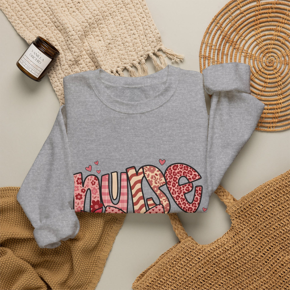 Nurse Nurses Healthcare Gift Adorable Nursing Nurse Fan Medical Staff Healthcare Sweatshirt