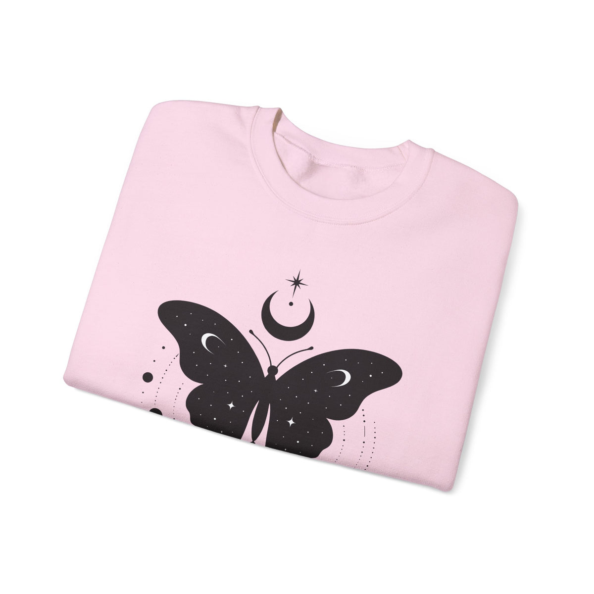 Butterfly Stone Sweatshirt Boho Chic Supernatural Gift Women Mystical Sweatshirt Rock Sweatshirt Bohemian Fan Magical Sweatshirt Occult Graphic Sleek Lunar