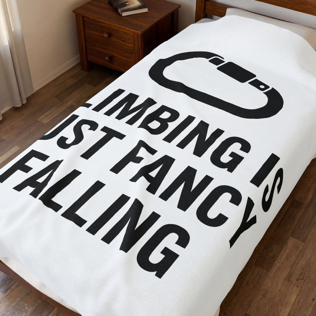 Carabiner Design Blanket Climbing Adventure Gift Women Bold Blanket Carabiner Blanket Climber Enthusiast Bold Graphic Blanket Expedition Graphic