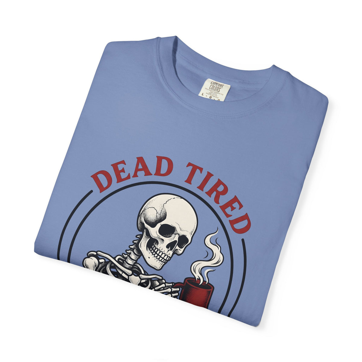 Skeleton Coffee Halloween Coffee Gift Tattoo Skull Coffee Horror Fan Traditional Caffeine Vintage T-Shirt