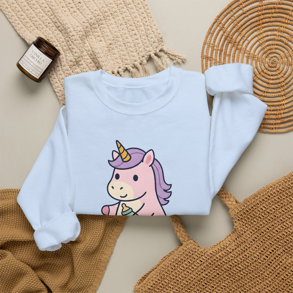 Baby Unicorn Sweatshirt NICU Nurse Clinic Gift Women Adorable Sweatshirt Unicorn Sweatshirt Nurse Practitioner Enthusiast Cute Sweatshirt Medical Graphic