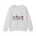 Patriotic Cows Sweatshirt 4th Of July Farm Gift Women Cartoon Sweatshirt Cows Sweatshirt Independence Day Fan Comic Sweatshirt Ranch Graphic Hand Drawn Pie