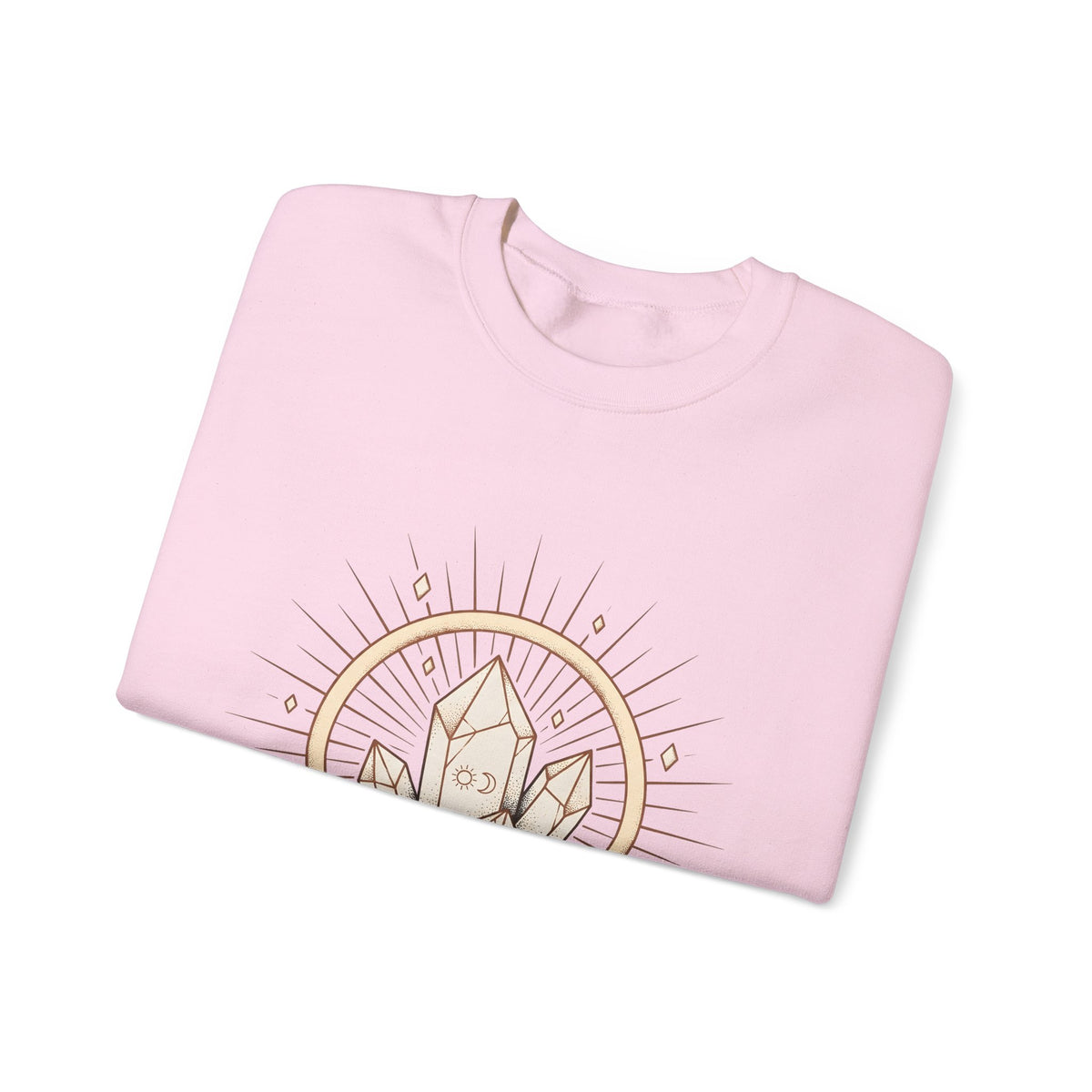 Quartz Cluster Sweatshirt Boho Chic Mystic Gift Women Bohemian Sweatshirt Crystal Cluster Sweatshirt Boho Fan Hippie Sweatshirt Spiritual Graphic Shabby Chic