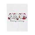 Polar Bear Pack Christmas Fauna Gift Playful Ursidae Xmas Fan Arctic Animal Wildlife Festive Blanket