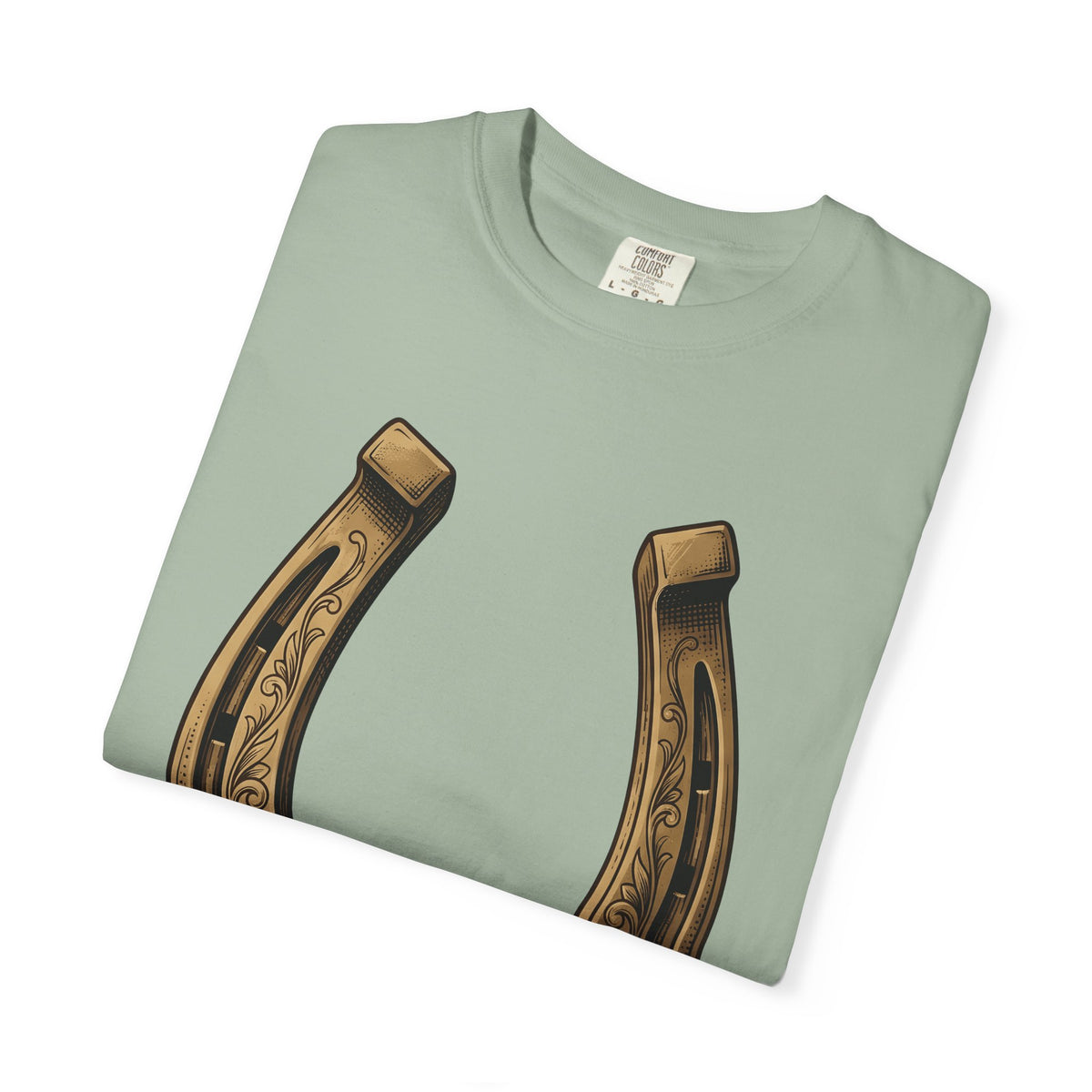 Horseshoe T-Shirt Cowgirl Farm Gift Women Cowboy T-Shirt Shoe T-Shirt Rodeo Fan Western T-Shirt Ranch Graphic Retro Flower T-Shirt