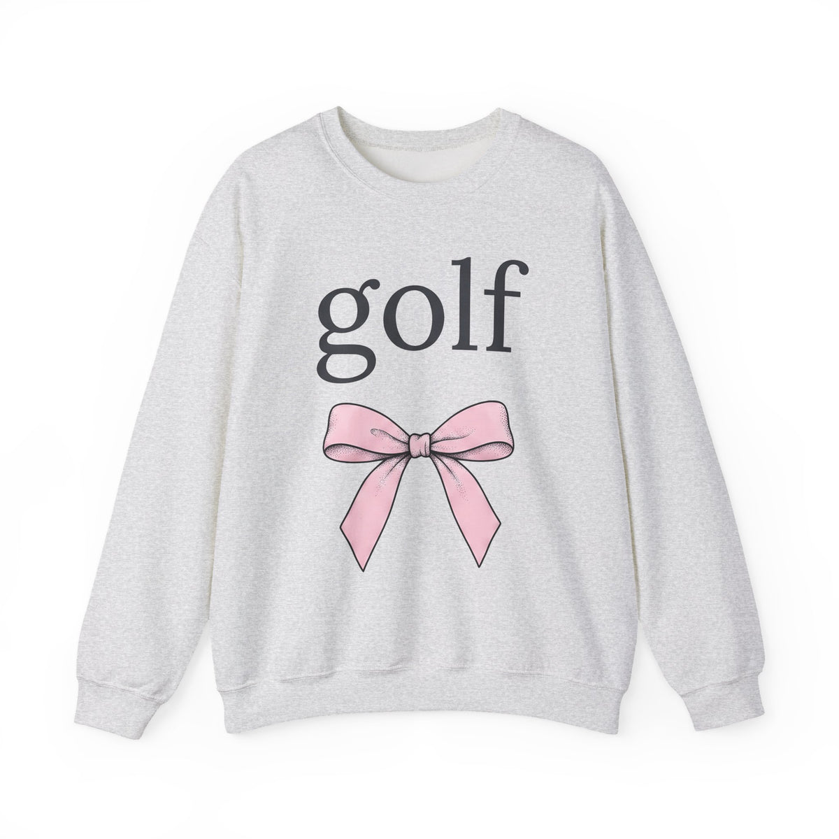 Magenta Bow Sweatshirt Golf Vibe Gift Women Contemporary Sweatshirt Bow Tie Sweatshirt Golfer Fan Modern Sweatshirt Atmosphere Graphic Doodle Strip Sweatshirt