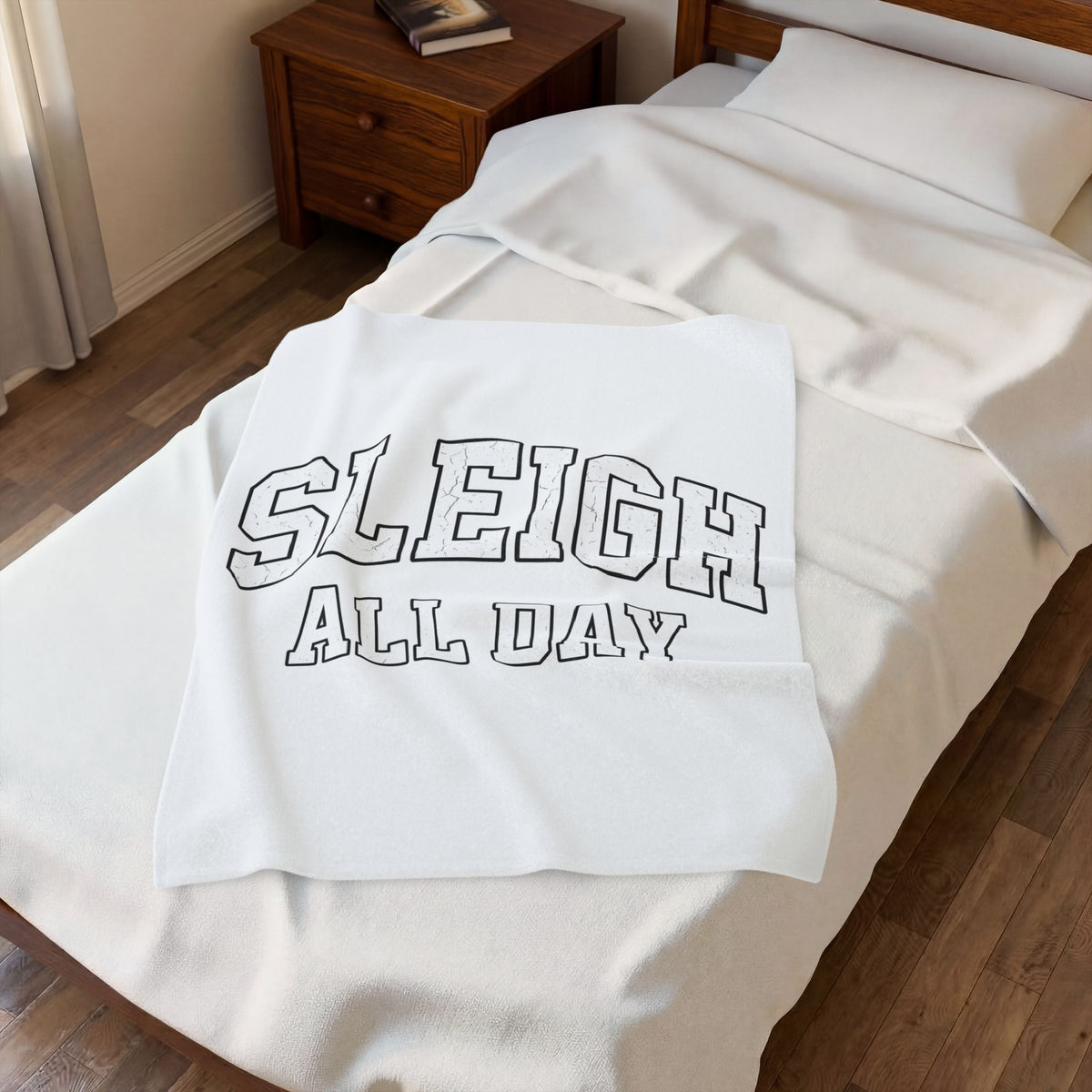 University Font Blanket Christmas Festive Gift Women Hand Drawn Blanket Typography Blanket Xmas Fan Holiday Blanket Seasonal Graphic Old School