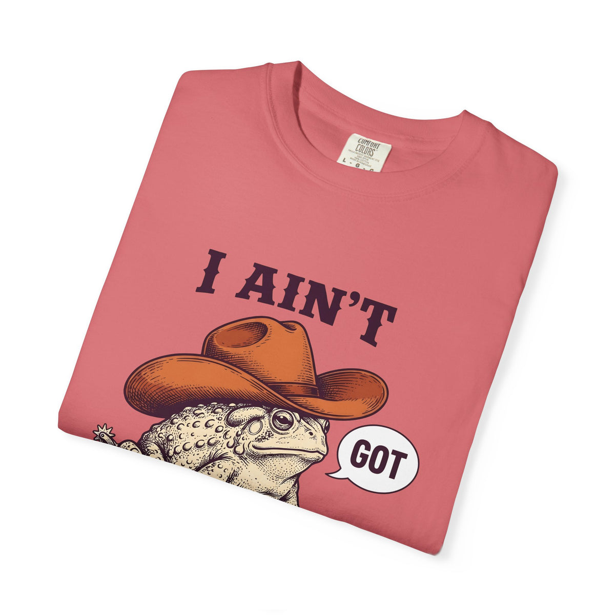 Ranch Frog Funny Critter Gift Classic Toad Humor Fan Retro Animal Doodle Talk Bubble T-Shirt