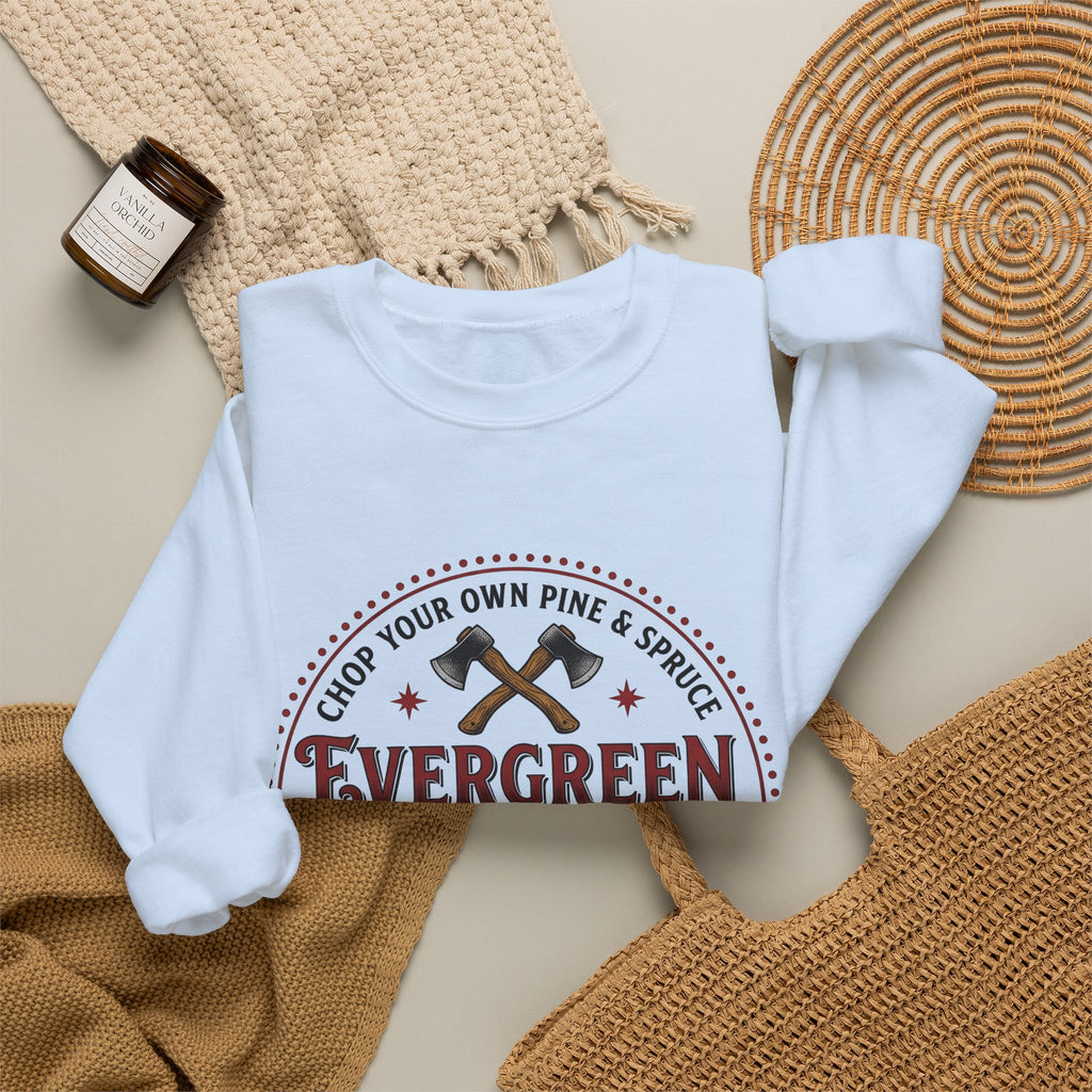Pine Tree Farm Sweatshirt Christmas Outdoors Gift Women Vintage Sweatshirt Tree Farm Sweatshirt Xmas Enthusiast Distressed Sweatshirt Wilderness Graphic Retro