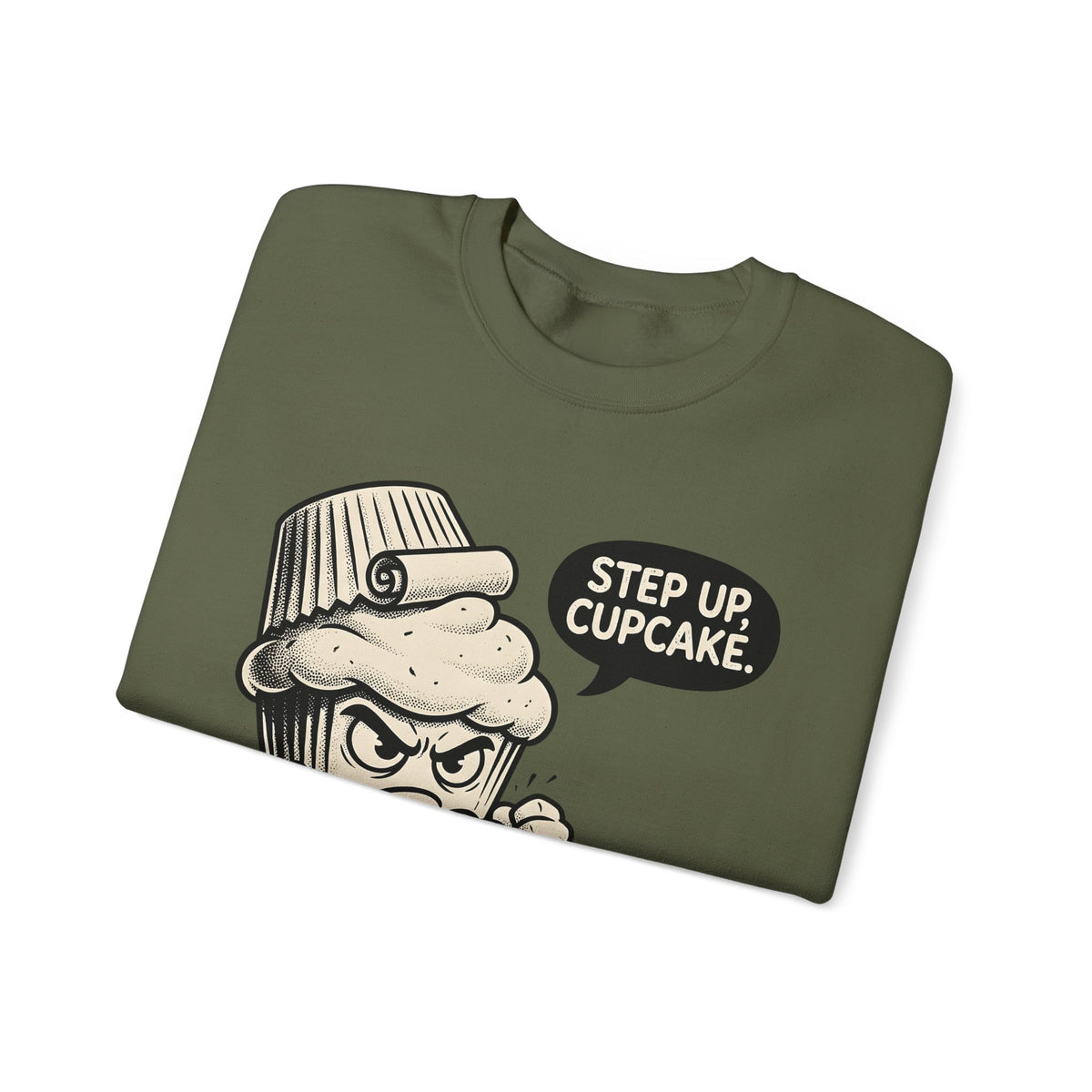 Cake Character Sweatshirt Desserts Satire Gift Women Anime Sweatshirt Pastry Sweatshirt Dessert Fan Manga Sweatshirt Parody Graphic Hand Drawn Speech Cloud