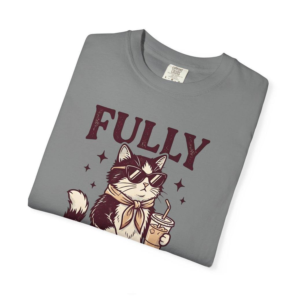 Cat Eyeglasses T-Shirt Funny Critter Gift Women Throwback T-Shirt Cat Glasses T-Shirt Humor Fan Vintage T-Shirt Animal Graphic Line Art Iced Mocha