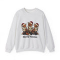 Fox Pack Sweatshirt Christmas Critters Gift Women Cartoon Sweatshirt Foxes Sweatshirt