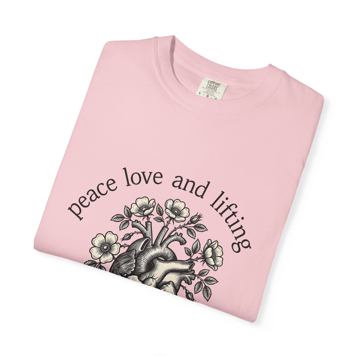 Heart Anatomy Flowers T-Shirt Fitness Exercise Gift Women Garden T-Shirt Heart T-Shirt Athlete Enthusiast Botanical T-Shirt Workout Graphic Classic