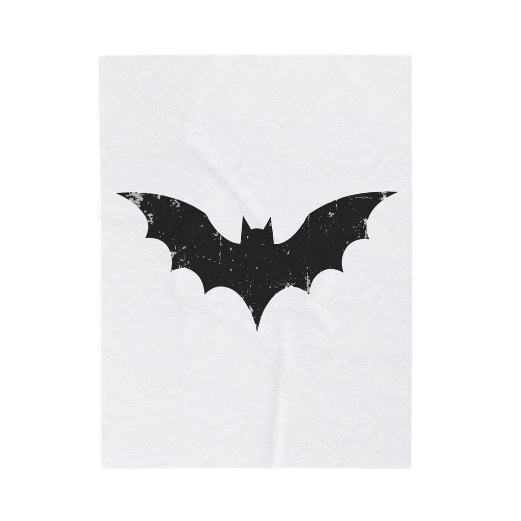 Bat Halloween Horror Gift Vintage Flying Creature Spooky Fan Dark Macabre Simple Blanket
