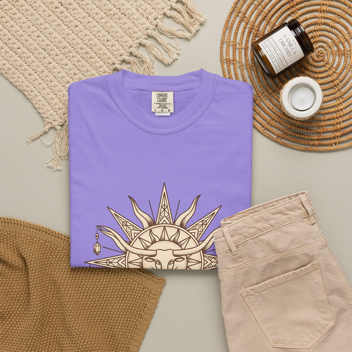 Steer Skull Sun T-Shirt Cowgirl Frontier Gift Women Gypsy T-Shirt Skull T-Shirt Cowboy Fan Bull Graphic Old-Fashioned Stones T-Shirt