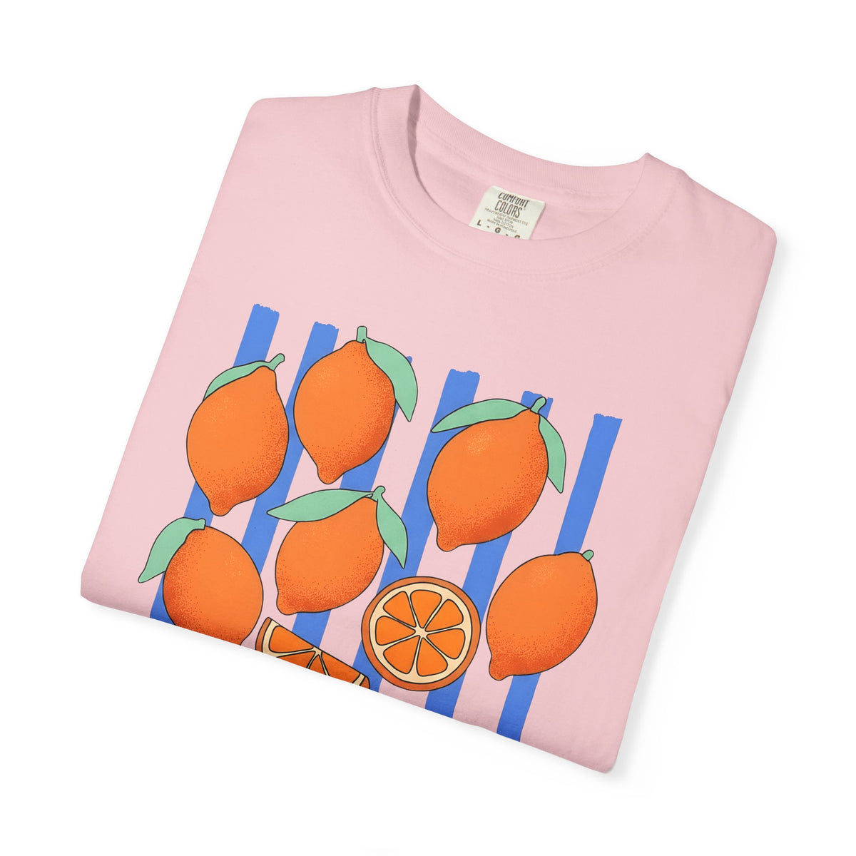Lemon Fruit T-Shirt Drinks Vacation Gift Women Cartoon T-Shirt Citrus T-Shirt Beverage Fan Cocktail Graphic Classic Orange Segment T-Shirt