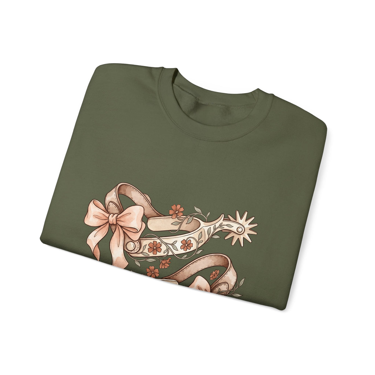 Rodeo Spurs Sweatshirt Cowgirl Cowboy Gift Women Tribal Sweatshirt Spur Sweatshirt Cowgirl Fan Rodeo Graphic Cowhand Graphic Farmhouse Blossom Sweatshirt