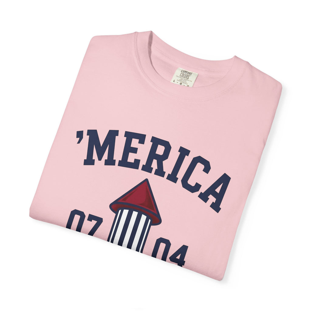 Firework Rocket 4Th Of July Celebration Gift Colorful Fireworks Independence Day Fan Vibrant Party T-Shirt