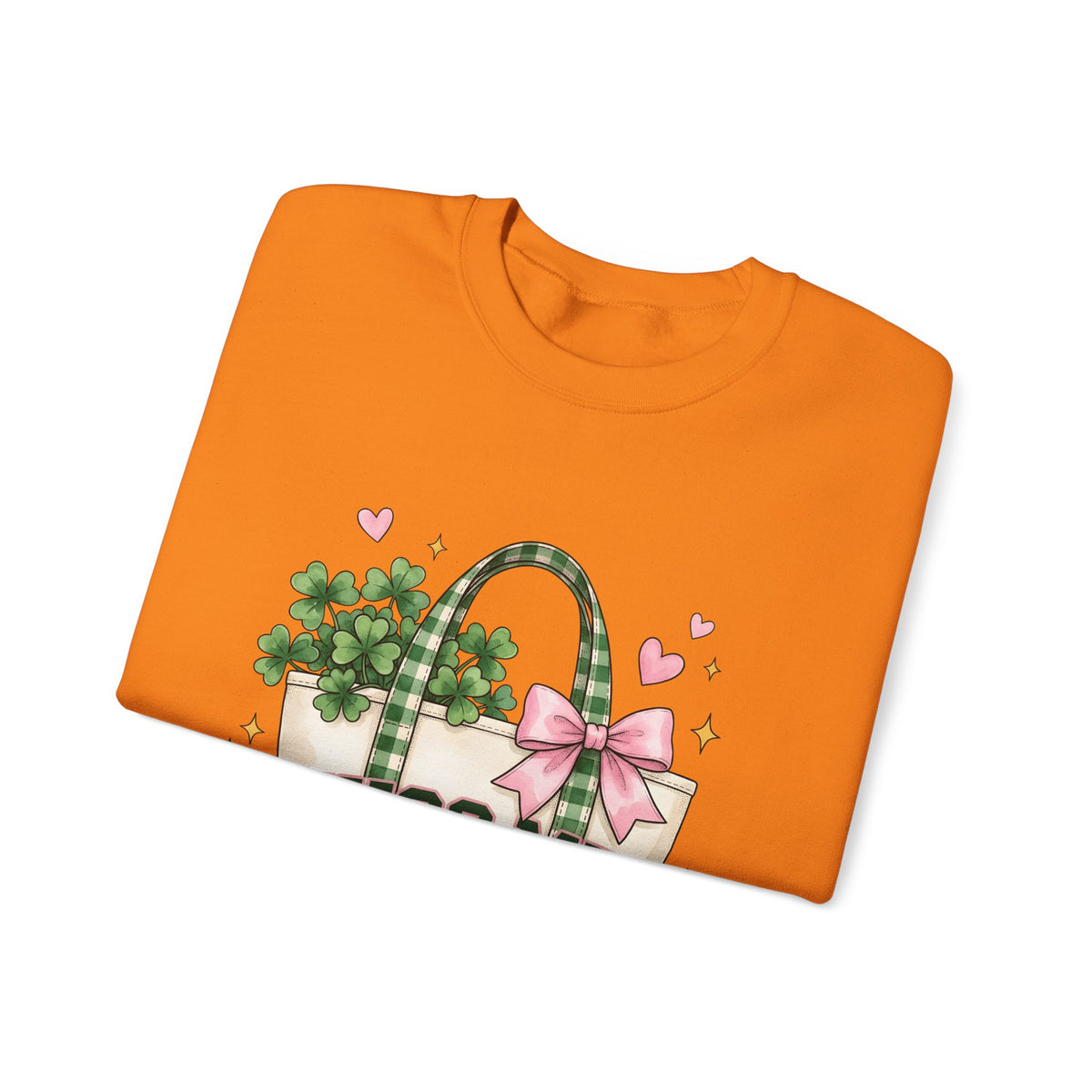 Clover Sweatshirt Sweatshirt St Patrick's Day Celebration Gift Women Paint Sweatshirt Tote Sweatshirt Shamrock Fan Painted Sweatshirt Party Graphic Sketch Pink
