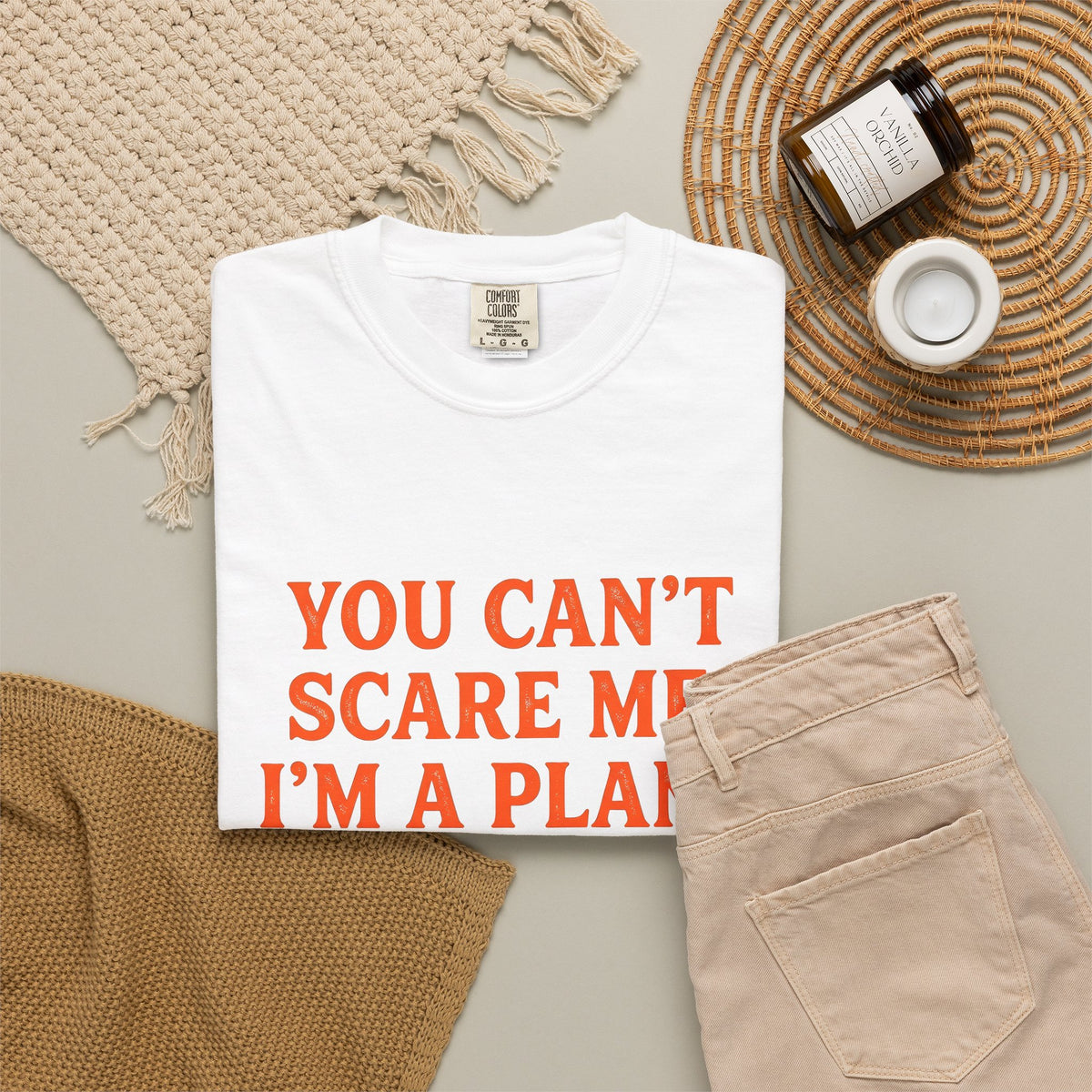 Autumn Leaves Halloween Plant Gift Bold Fall Foliage Spooky Fan Vintage Fall Foliage T-Shirt