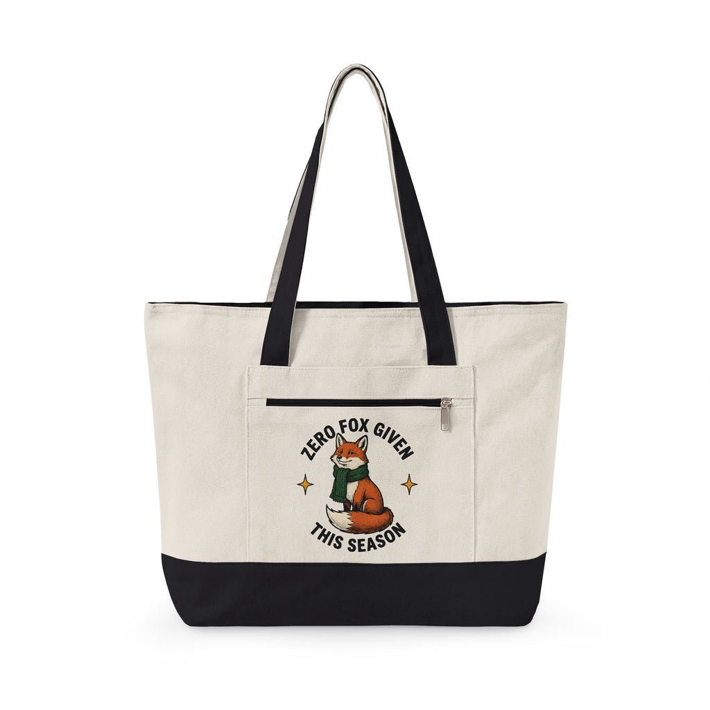 Fox Holiday Wildlife Gift Retro Fox Christmas Fan Vintage Animal Sketch Neck Wrap Tote Bag