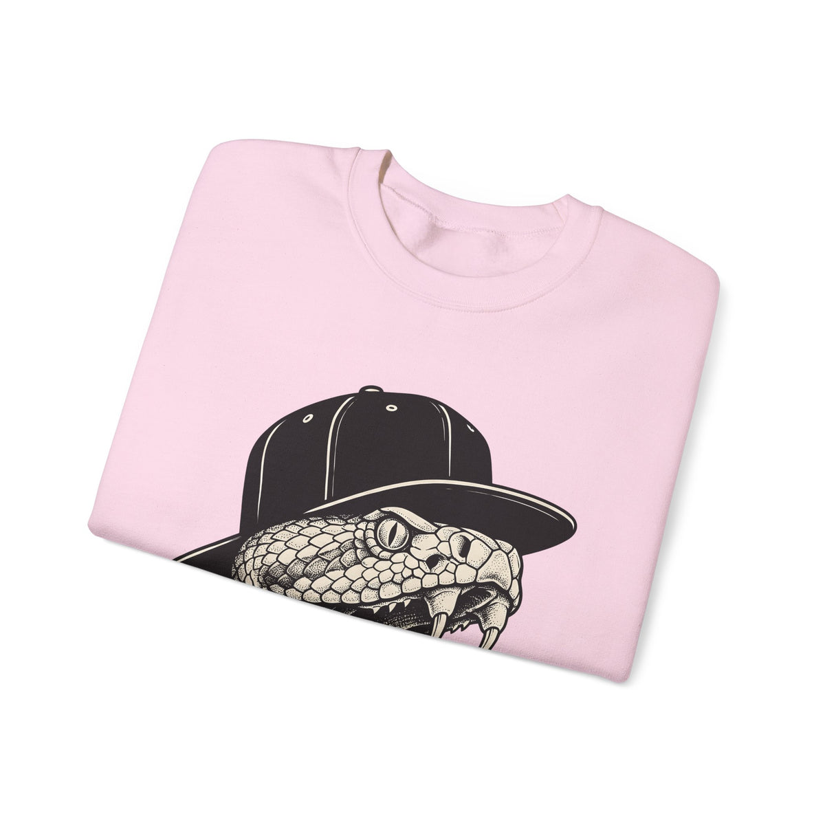 Snake Cap Sweatshirt Streetwear Animal Gift Women Tattoo Sweatshirt Cobra Sweatshirt Urban Fan Ink Sweatshirt Wildlife Graphic Vintage Fangs Sweatshirt