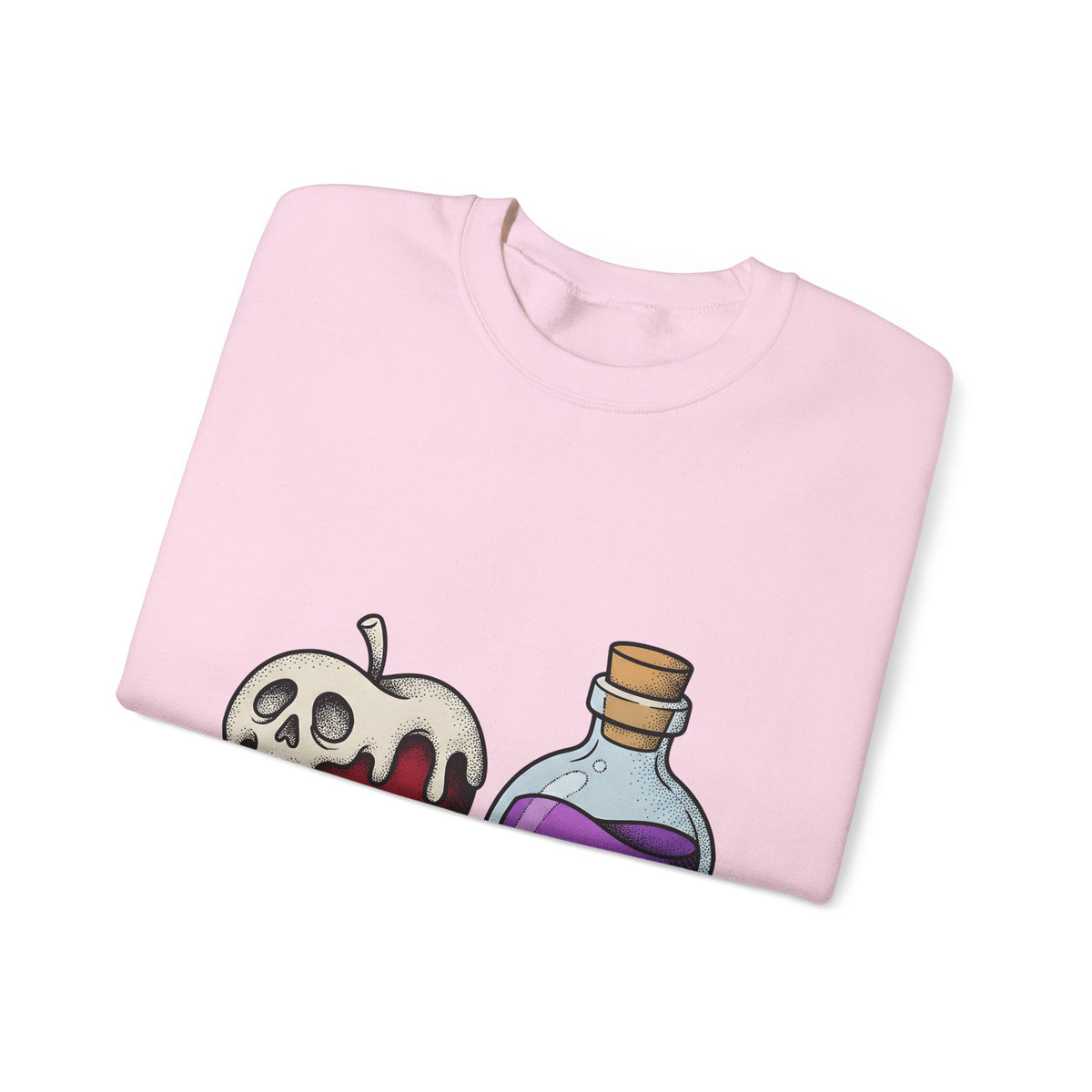 Deadly Fruit Elixir Sweatshirt Halloween Halloween Gift Women Cartoon Sweatshirt Poison Drink Sweatshirt Halloween Fan Comic Sweatshirt Spooky Graphic Hand