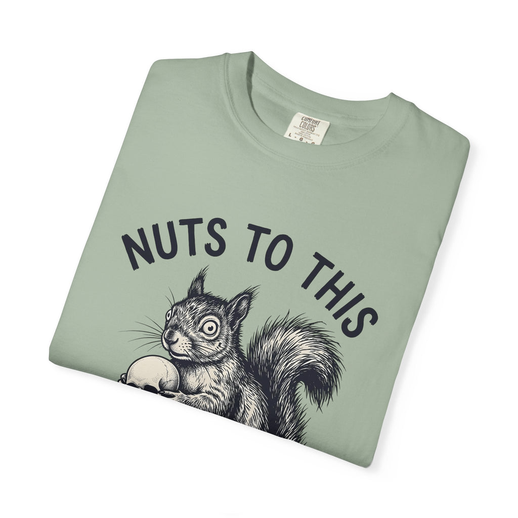 Chipmunk Skeleton T-Shirt Halloween Nature Gift Women Creepy T-Shirt Rodent T-Shirt Spooky Fan Squirrel Graphic T-Shirt Classic Maple Leaves T-Shirt