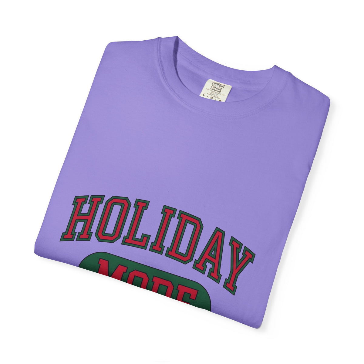 Bold College Font Holiday Christmas Decor Gift Merry Typography Christmas Fan Festive Christmas T-Shirt