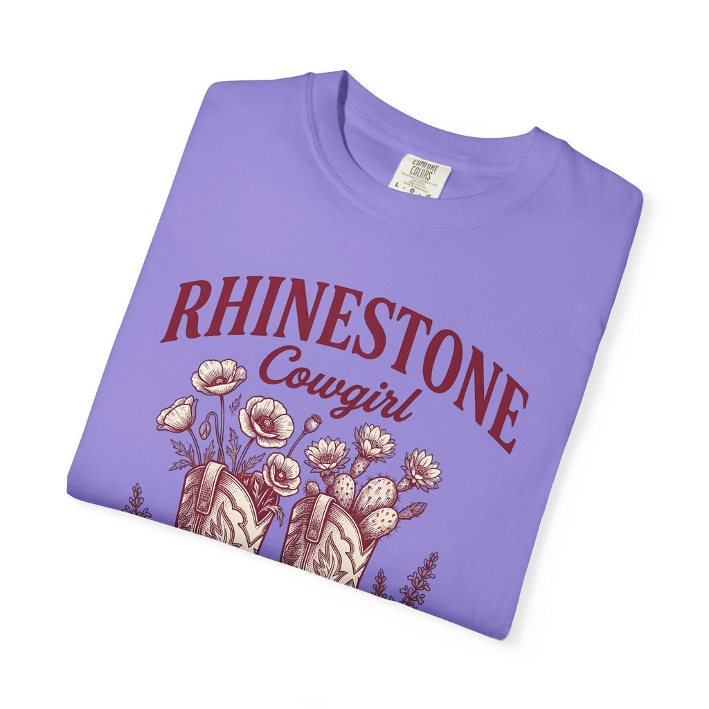 Western Boots Cowgirl Cowboy Gift Retro Cowboy Boots Rodeo Fan Cowboy Boot Vintage Sketch T-Shirt