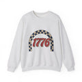 Vintage Numbers Sweatshirt America Patriotic Gift Women Retro Sweatshirt Typography Sweatshirt American Enthusiast Vintage Sweatshirt Star Graphic Distressed