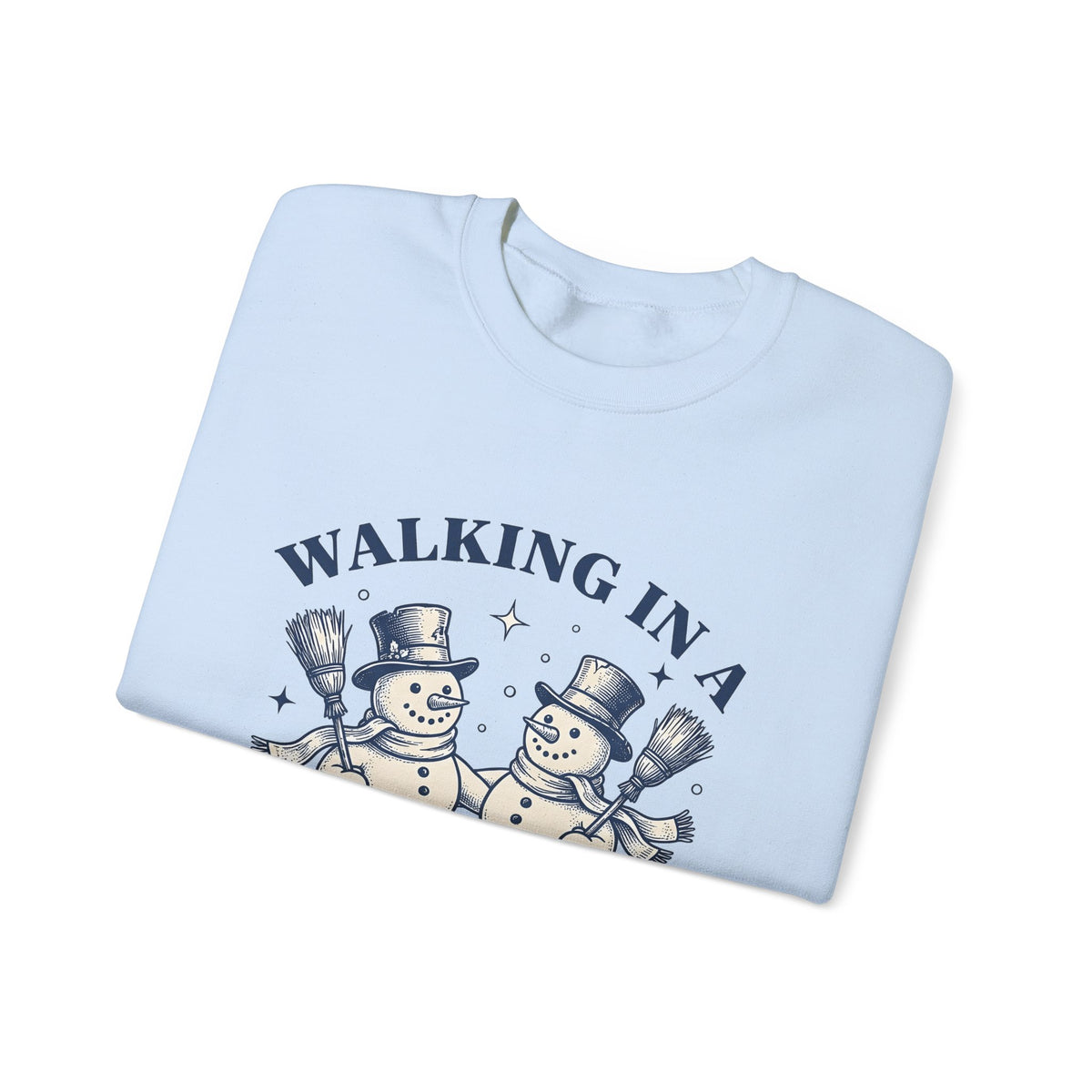 Snowman Twosome Sweatshirt Christmas Cold Gift Women Handmade Sweatshirt Frosty Sweatshirt Xmas Fan Handmade Sweatshirt Frosty Graphic Cartoon Glimmers Sweatshirt