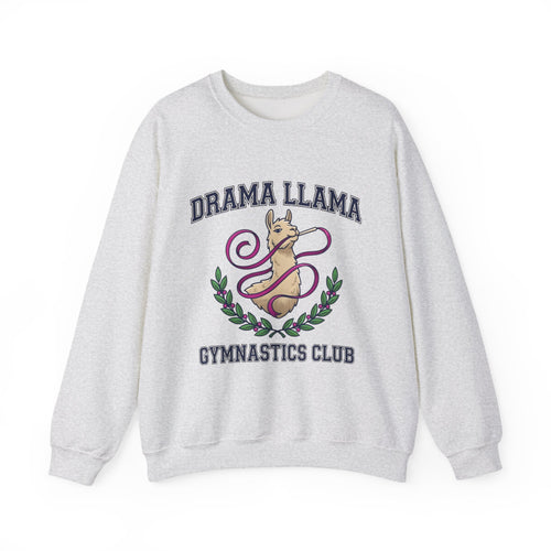 Alpaca Ribbon Gymnastics Sweatshirt Gymnastics Wildlife Gift Women Animated Sweatshirt Gymnast Sweatshirt Gymnastics Enthusiast Cartoon Sweatshirt Animal