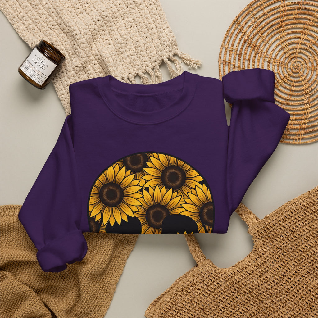 Bloom Skull Sweatshirt Floral Alternative Gift Women Pop Art Sweatshirt Sugar Skull Sweatshirt Floral Fan Pop Art Sweatshirt Punk Graphic Tribal Petals Sweatshirt