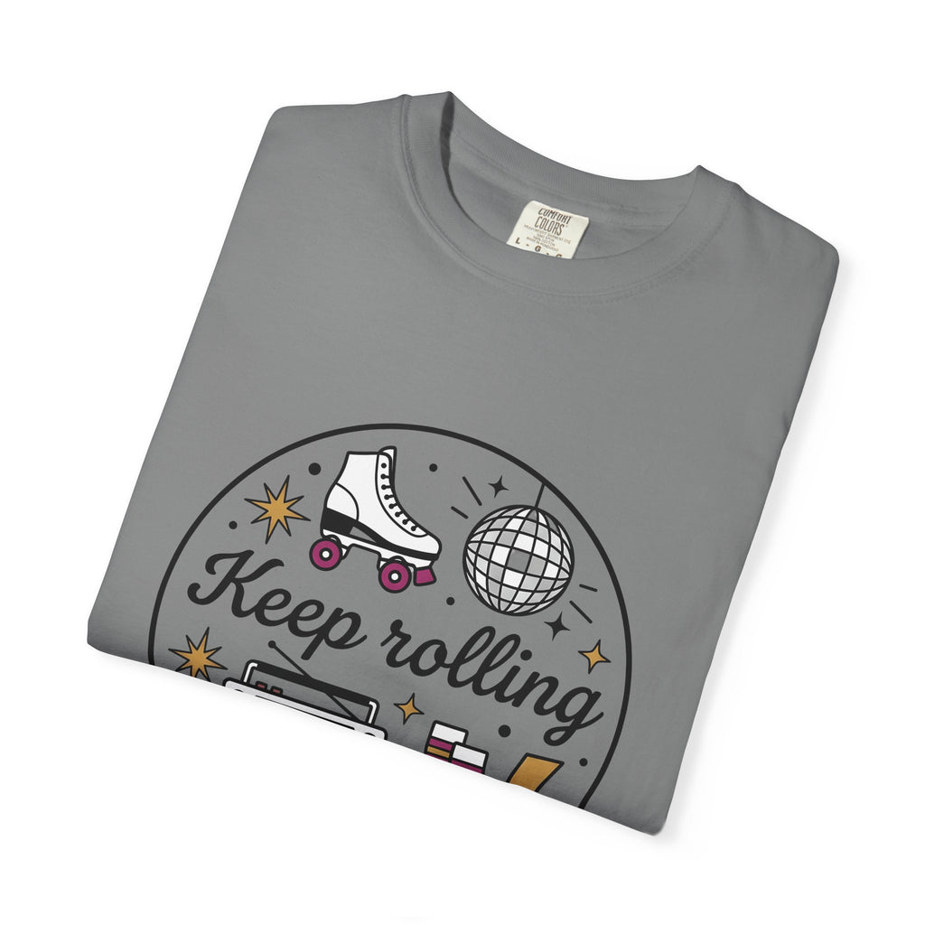 Roller Skate T-Shirt Roller Skating Sound Gift Women Hand Drawn T-Shirt Skateboard T-Shirt Roller Derby Enthusiast Illustrated T-Shirt Audio