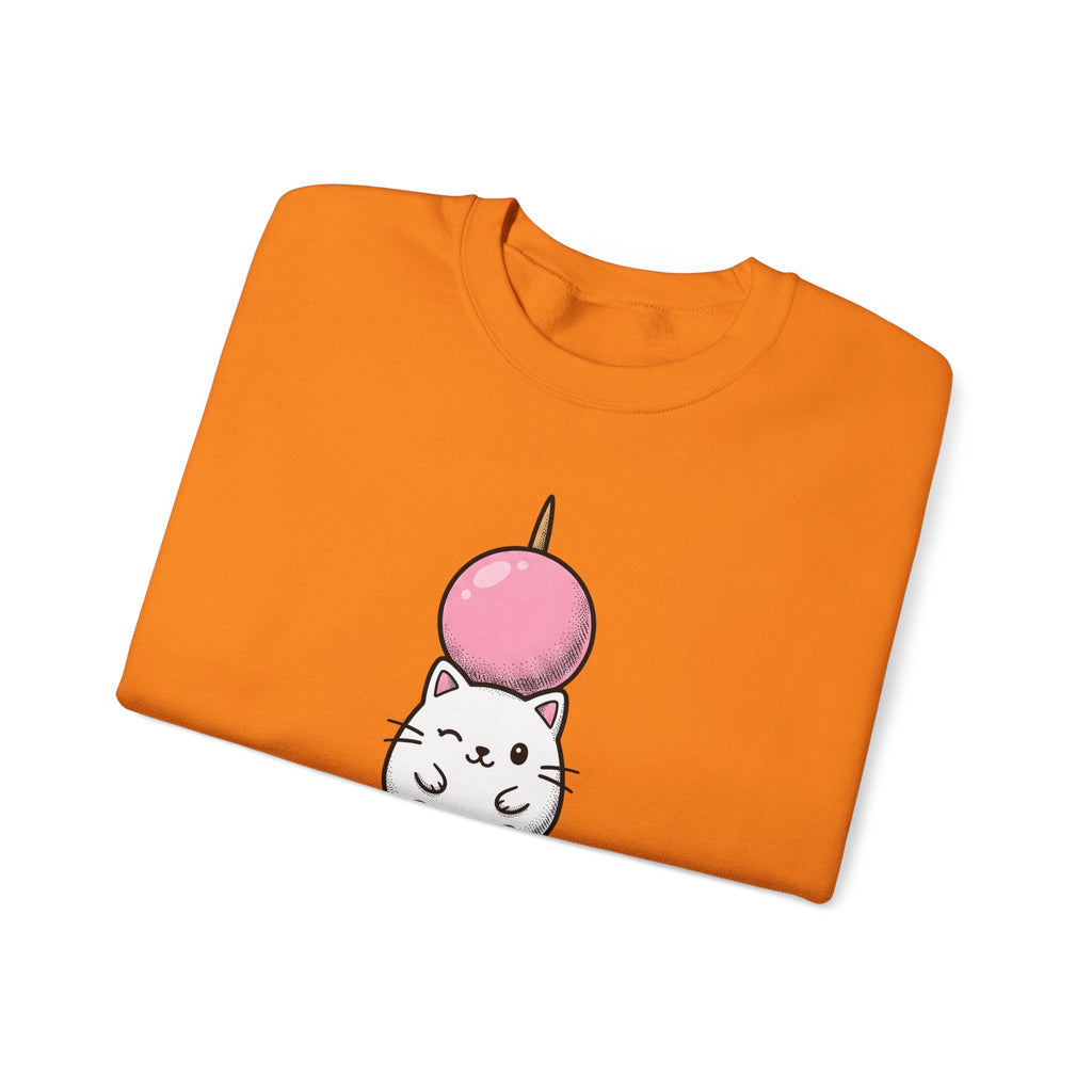 Feline Mochi Cat Snack Gift Adorable Cat Cat Fan Kitty Food Comic Sweet Candy Sweatshirt