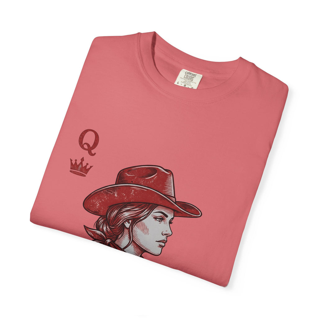Cowgirl Face T-Shirt Cowgirl Country Gift Women Retro T-Shirt Cowgirl T-Shirt Rodeo Fan Vintage T-Shirt Country Graphic Sketch Tiara T-Shirt
