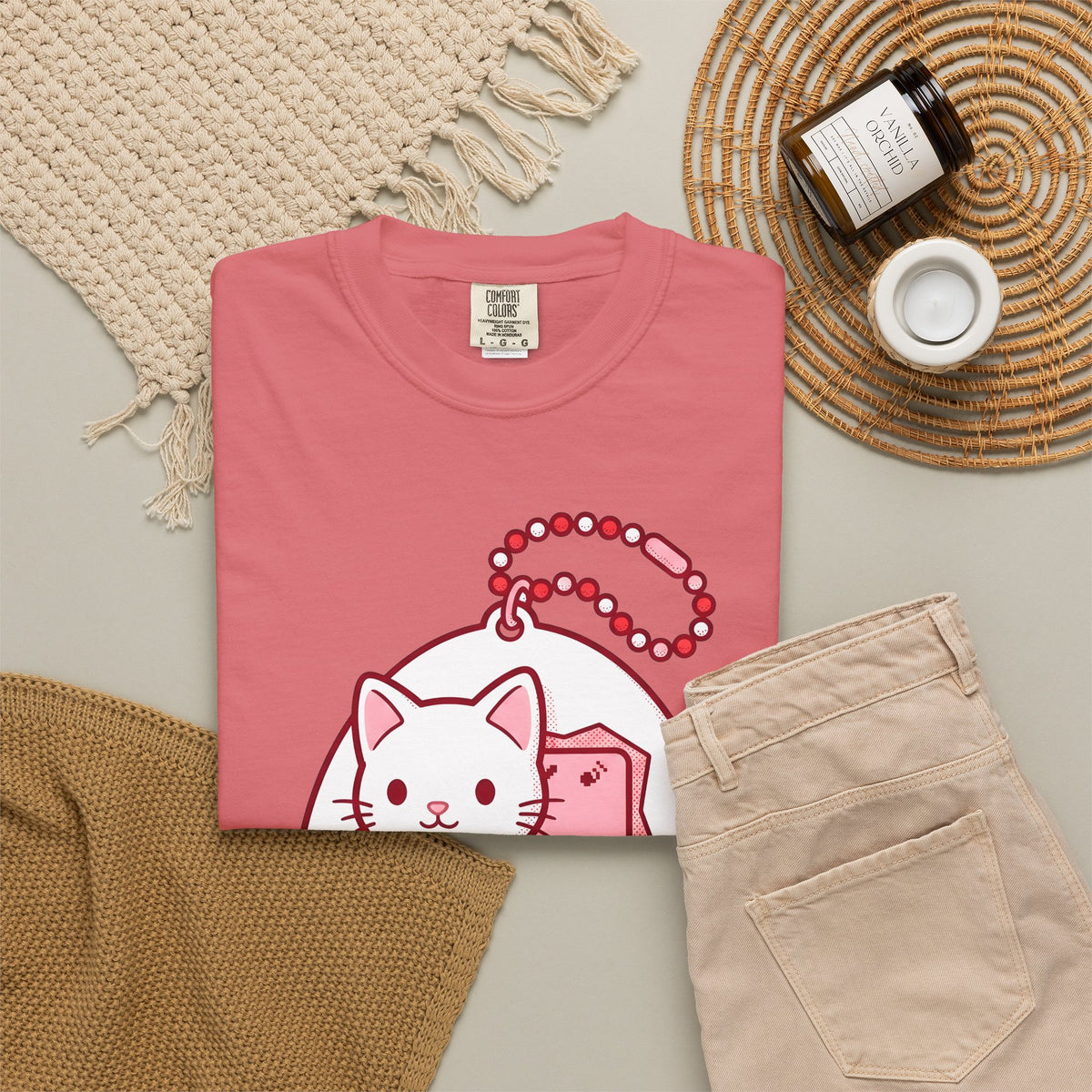 Kitten Virtual Toy T-Shirt Cat Video Games Gift Women Cute T-Shirt Digital Pet T-Shirt Cat Fan Kawaii T-Shirt Gamer Graphic Vintage Charm T-Shirt