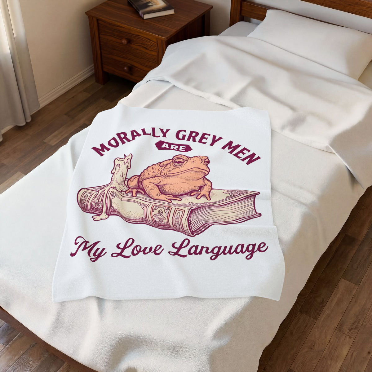 Amphibian Diary Blanket Toad Myth Gift Women Rustic Blanket Frog Blanket Toad Fan Primitive Blanket Legend Graphic Outline Flame Blanket