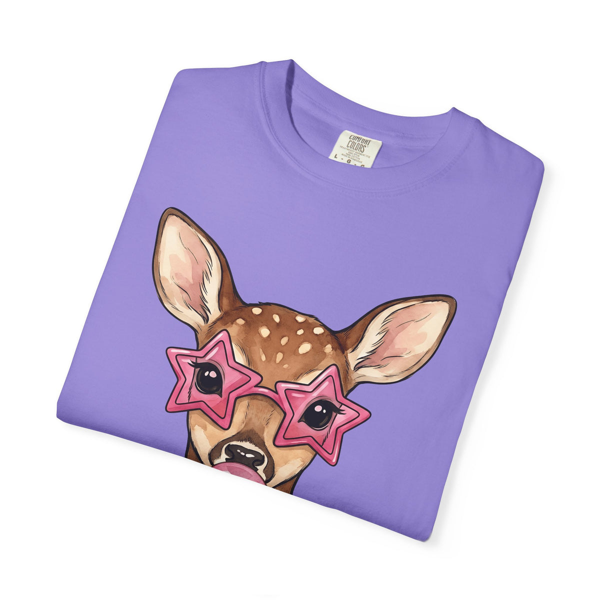 Buck T-Shirt Moms Creature Gift Women Ink T-Shirt Deer T-Shirt Mother Fan Tattoo T-Shirt Beast Graphic Fantasy Petals T-Shirt