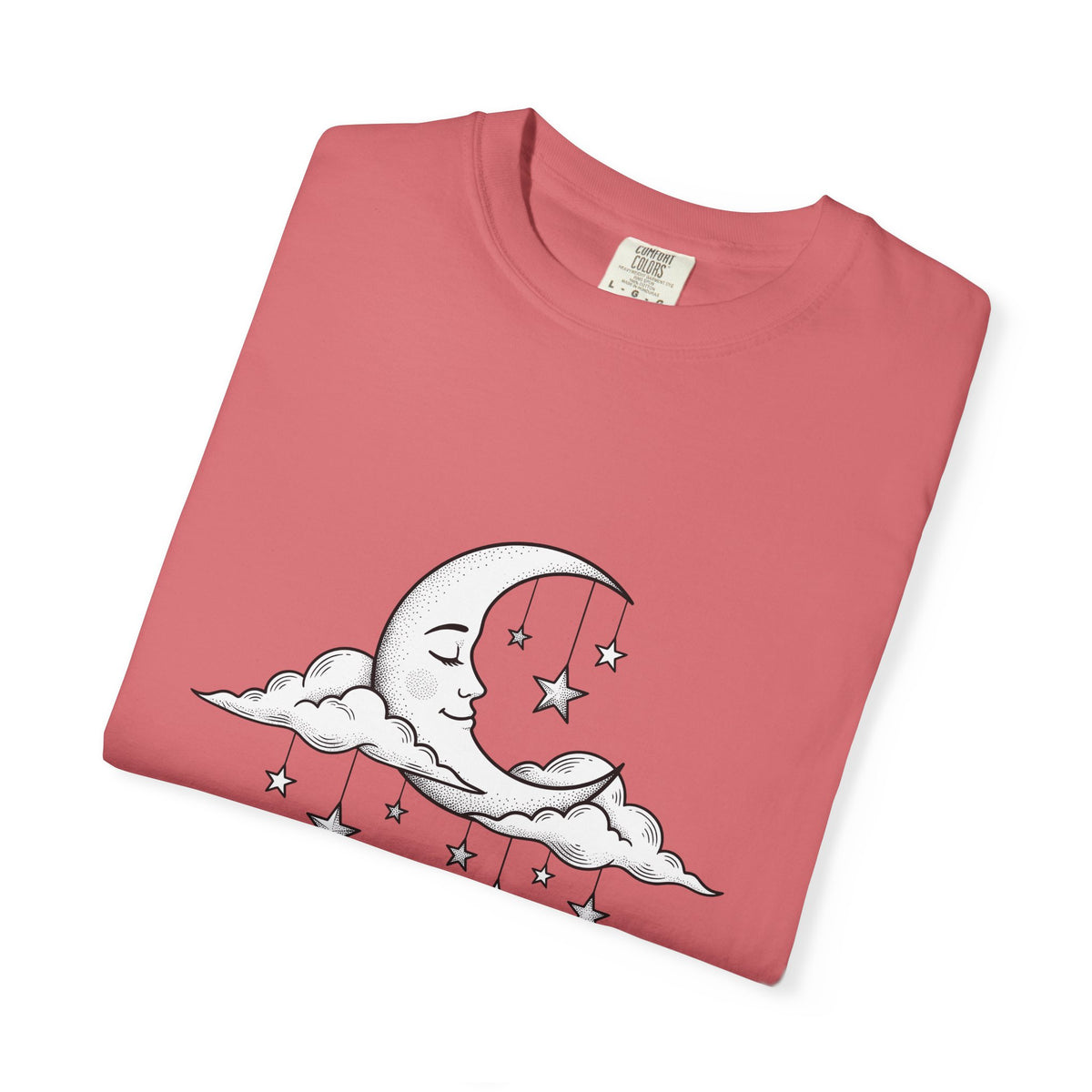 Crescent Moon T-Shirt Nurses Career Gift Women Line Art T-Shirt Lunar T-Shirt Nurse Enthusiast Minimalist T-Shirt Professional Graphic Clean