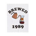 Coffee Maker Blanket Coffee Beverage Gift Women Sketch Blanket Brewer Blanket Coffee Fan Coffee Illustration Design Retro Pour Over Blanket