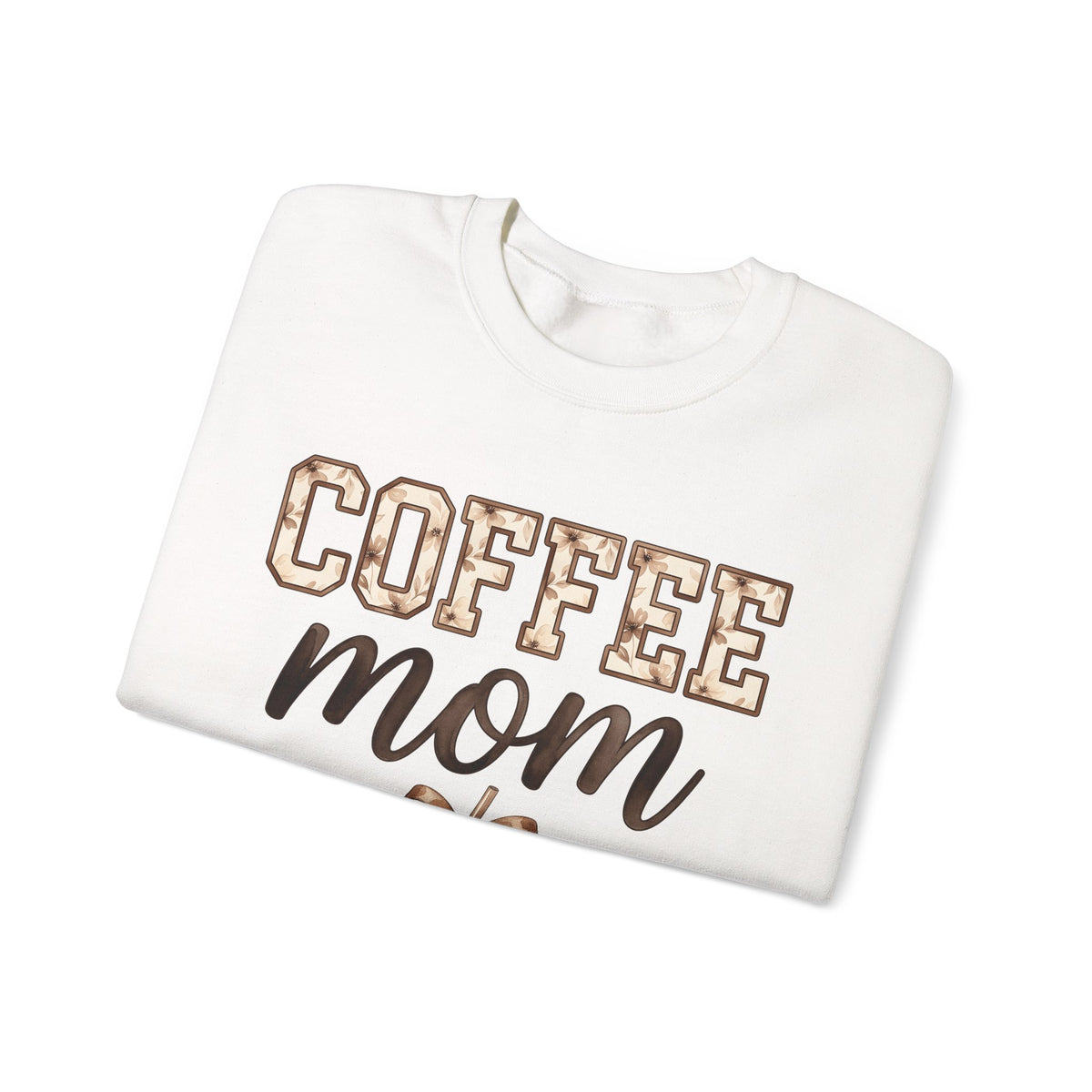 Iced Latte Cup Sweatshirt Moms Café Gift Women Painted Sweatshirt Coffee Cup Sweatshirt Mom Fan Hand Painted Sweatshirt Coffee Shop Graphic Classic Sash Sweatshirt