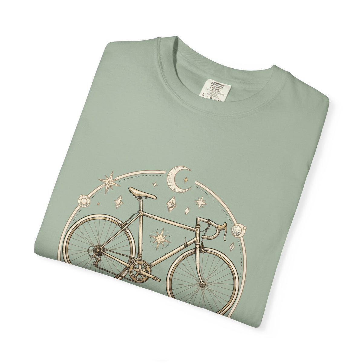 Racing Bike T-Shirt Cycling Hiking Gift Women Hippie T-Shirt Bicycle T-Shirt Cyclist Enthusiast Bohemian T-Shirt Trekker Graphic Retro Star Signs