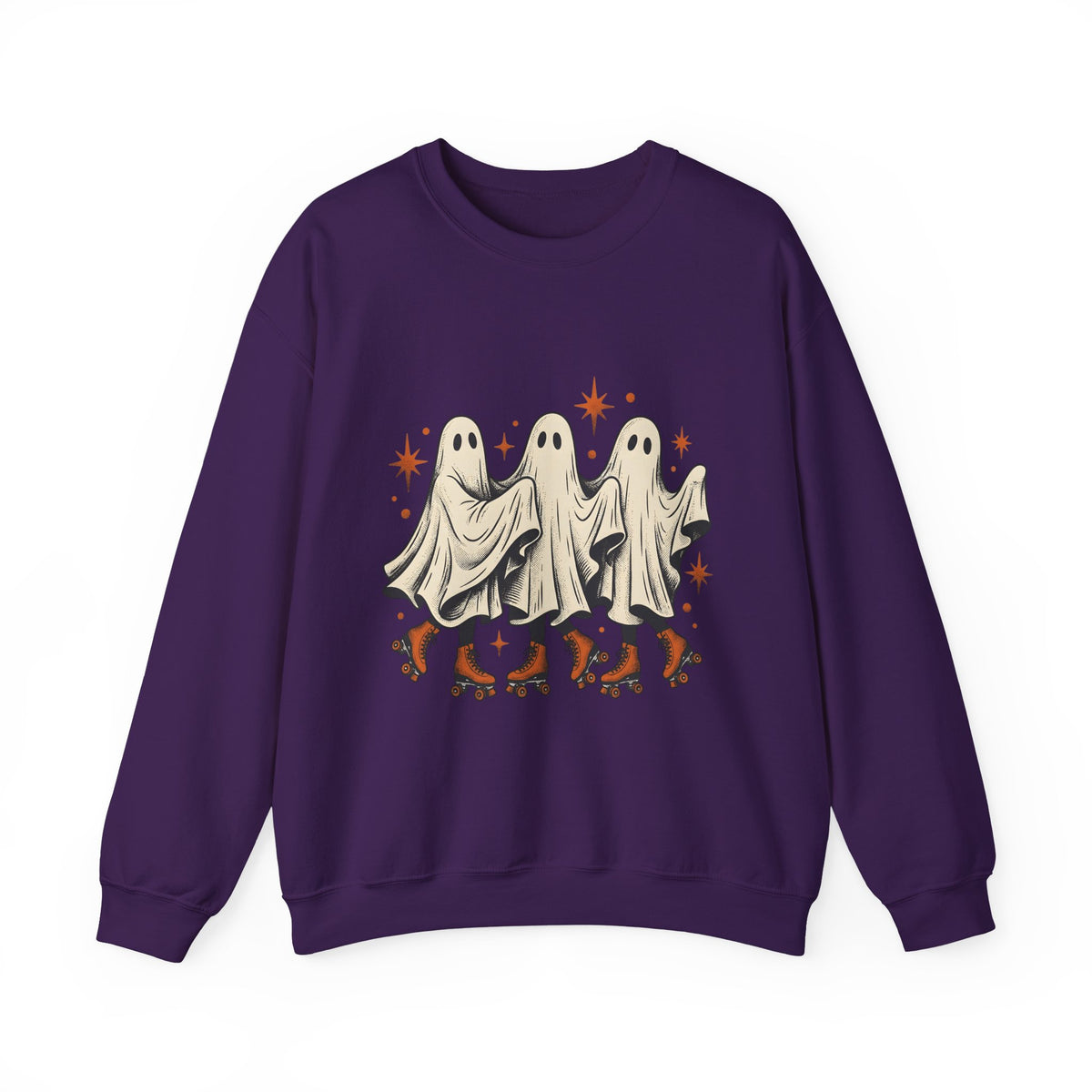 Apparition Skate Sweatshirt Halloween Rollerblade Gift Women Hand Drawn Sweatshirt Skateboard Sweatshirt Spooky Fan Hand Drawn Sweatshirt Inline Skate Graphic