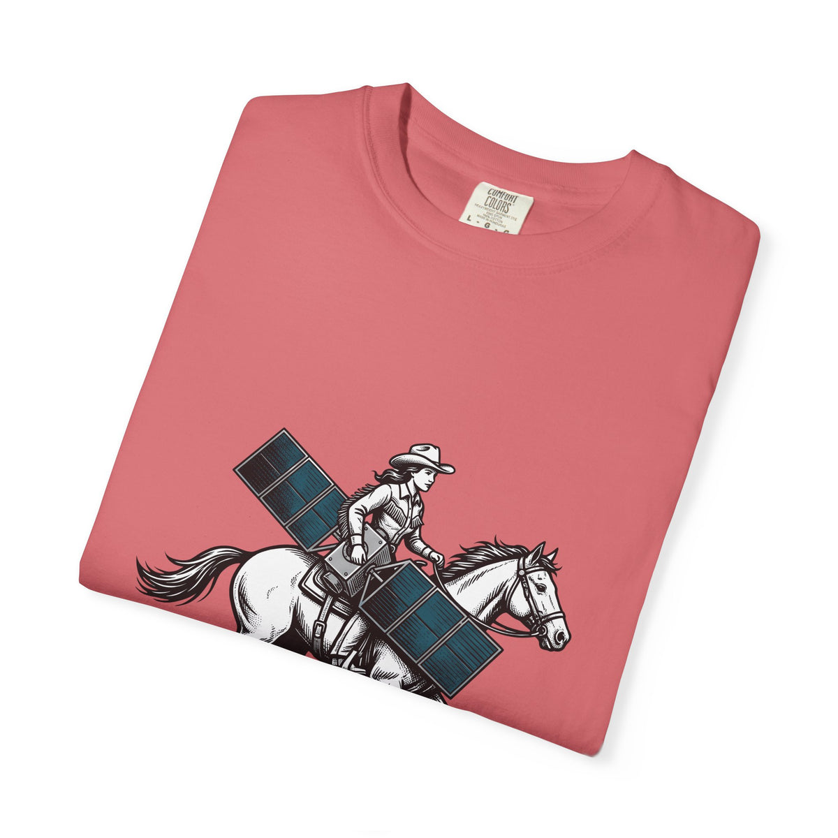 Cowgirl Riding Horse T-Shirt Cowgirl Western Gift Women Vintage T-Shirt Horseback Rider T-Shirt Cowgirl Fan Retro T-Shirt Rodeo Graphic Hand Drawn