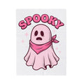 Ghost Scarf Cowgirl Season Gift Comic Scarf Rodeo Fan Cartoon Autumn Vintage Glitter Blanket