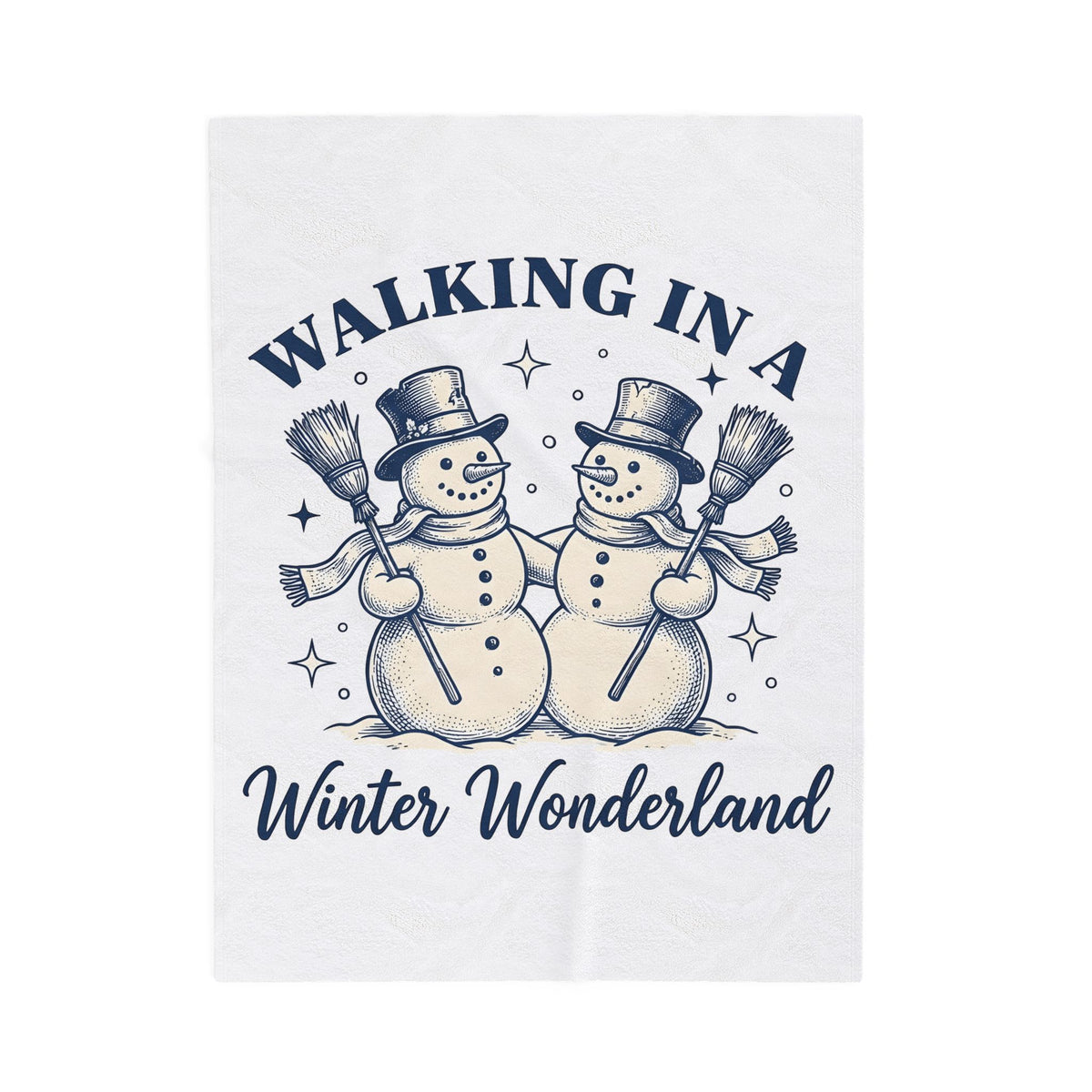 Snowman Twosome Blanket Christmas Cold Gift Women Handmade Blanket Frosty Blanket Xmas Fan Handmade Blanket Frosty Graphic Cartoon Glimmers Blanket